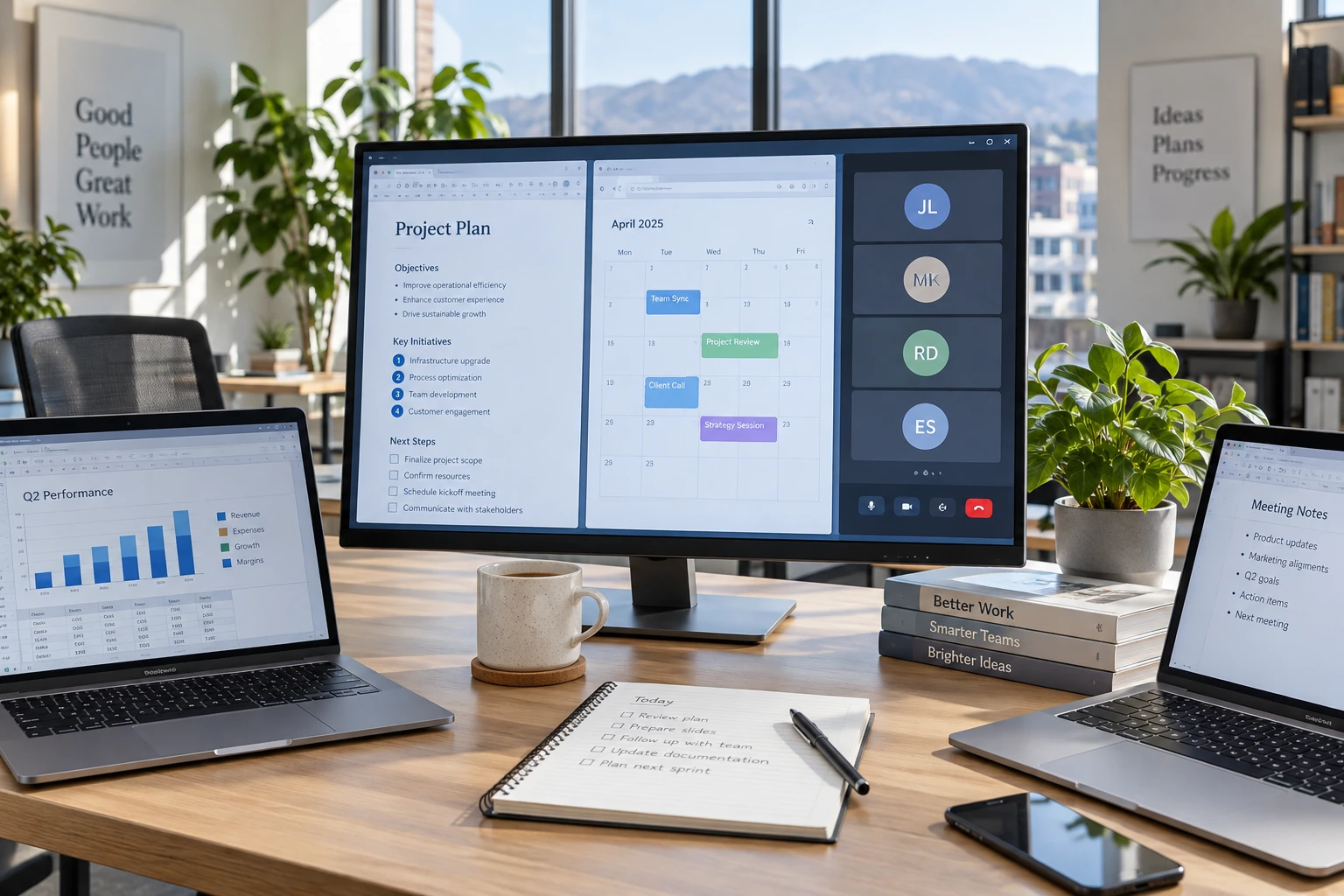 Illustrative scene: Give collaboration a stronger foundation