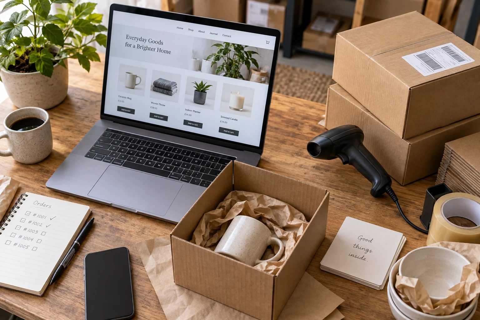 Illustrative scene: Connect the experience with the platform behind it