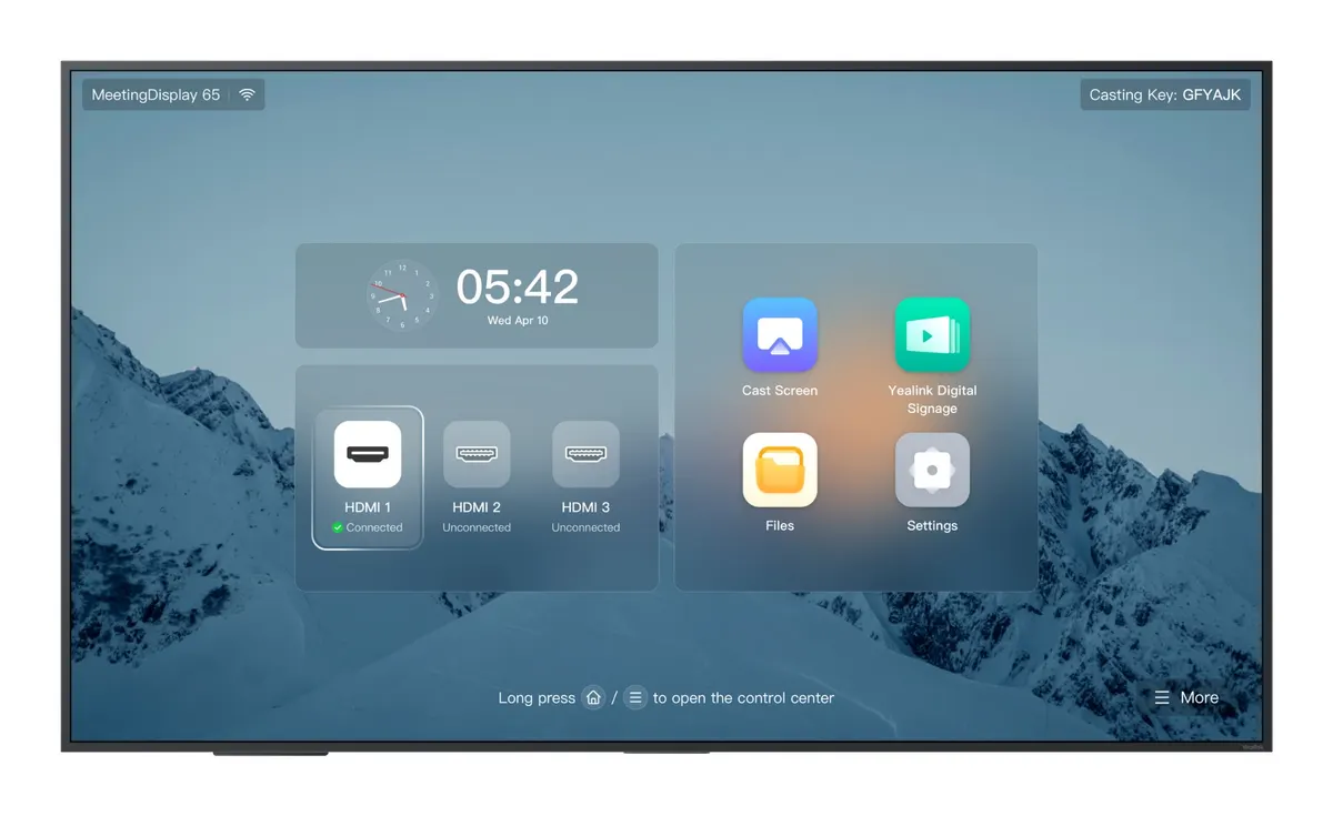Yealink MeetingDisplay 65'' — product image 1